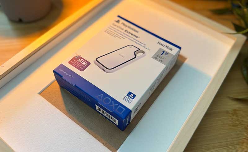 SSD SanDisk unboxing